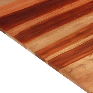 Tischplatte Massivholz Palisander 15-16 mm 80×80 cm