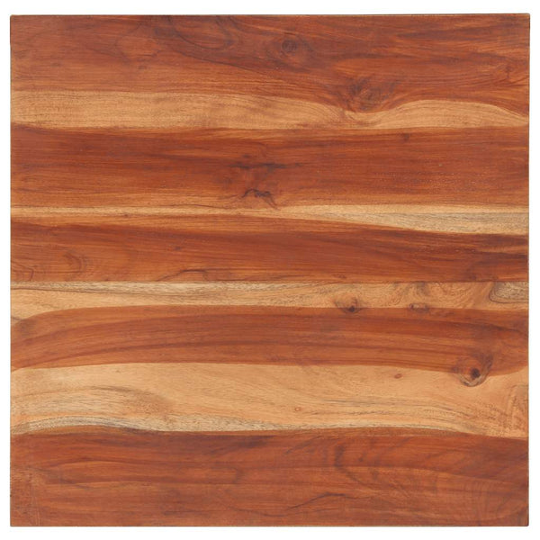 Tischplatte Massivholz Akazie 25-27 mm 60x60 cm