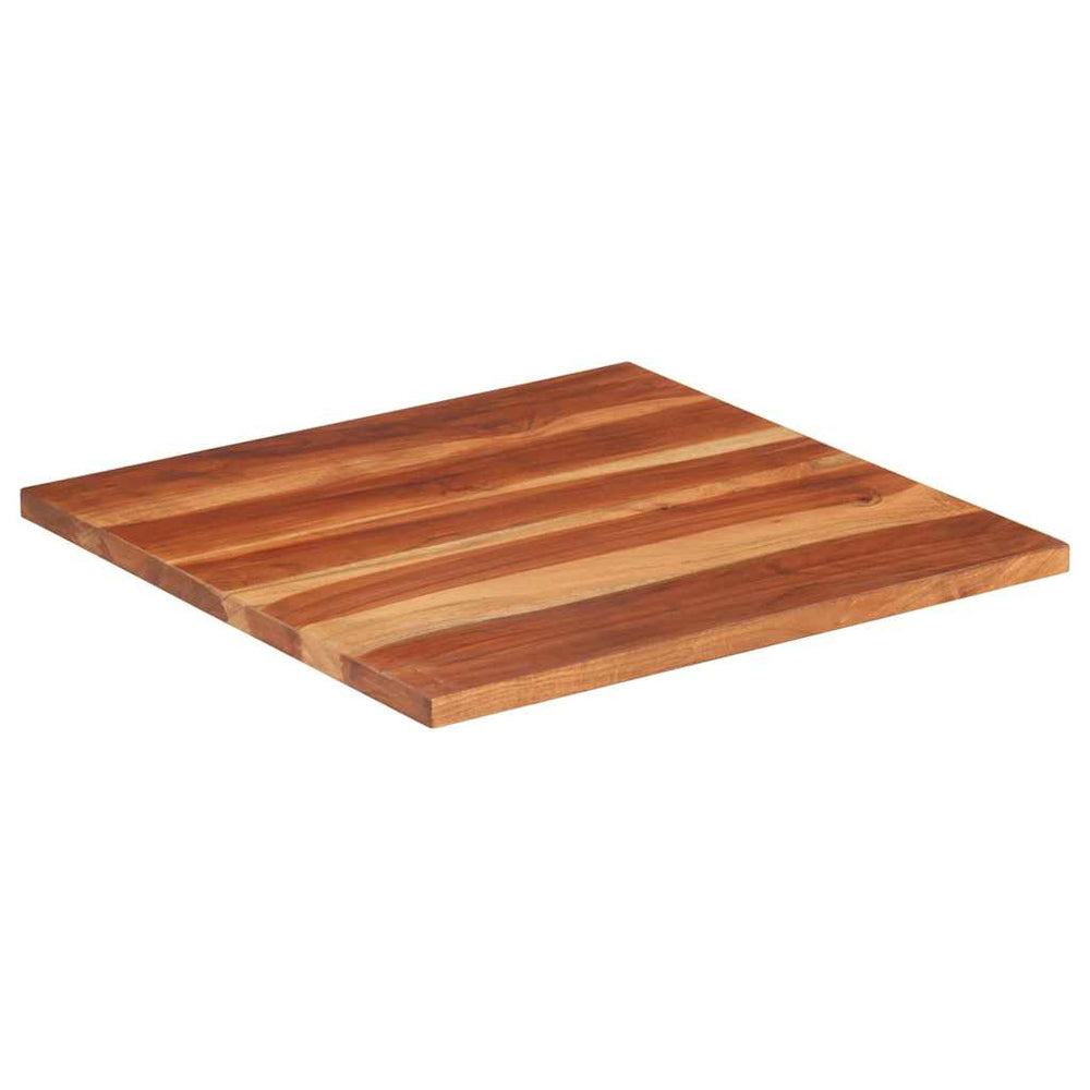 Tischplatte Massivholz Akazie 25-27 mm 60x60 cm