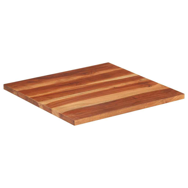 Tischplatte Massivholz Akazie 25-27 mm 60x60 cm