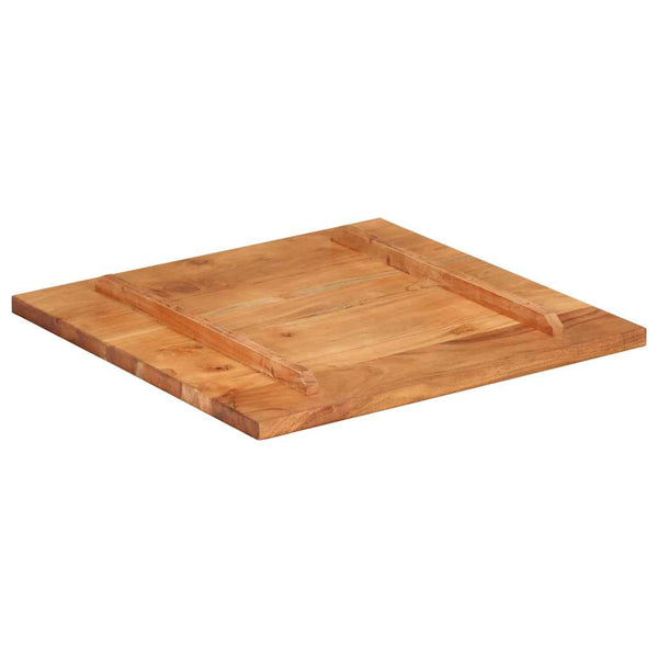 Tischplatte Massivholz Akazie 25-27 mm 60x60 cm