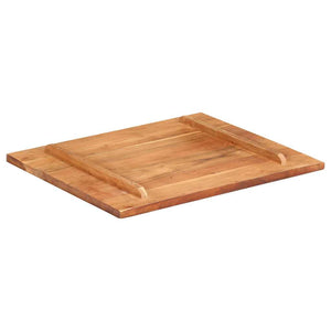 Tischplatte Massivholz Akazie 25-27 mm 60x70 cm