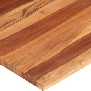 Tischplatte Massivholz Akazie 25-27 mm 60x70 cm