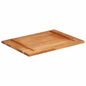 Tischplatte Massivholz Palisander 25-27 mm 60×80 cm