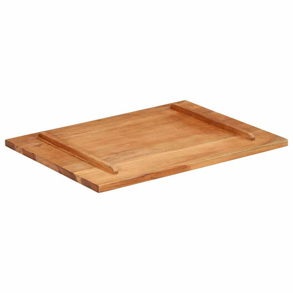 Tischplatte Massivholz Palisander 25-27 mm 60×80 cm