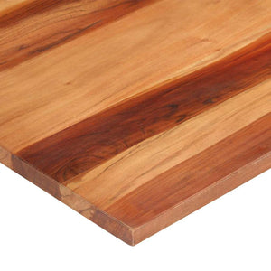 Tischplatte Massivholz Palisander 25-27 mm 60×80 cm
