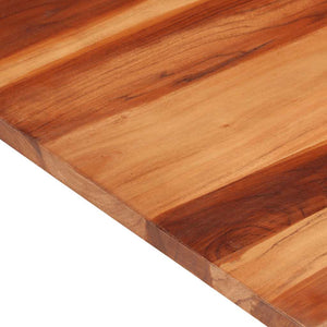 Tischplatte Massivholz Palisander 25-27 mm 60×80 cm