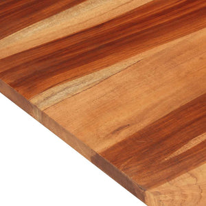 Tischplatte Massivholz Palisander 25-27 mm 60×90 cm
