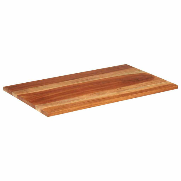 vidaXL Plateau de table en bois d'acacia massif 25-27 mm 60x100 cm