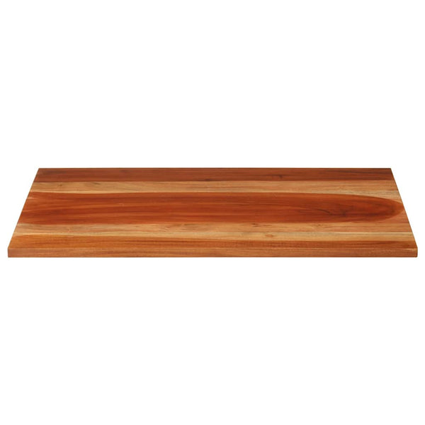 vidaXL Plateau de table en bois d'acacia massif 25-27 mm 60x100 cm