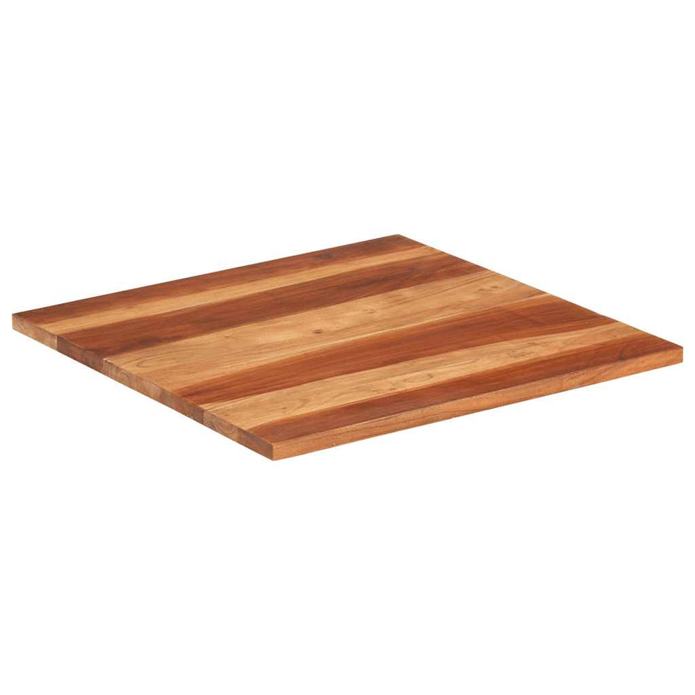 Tischplatte Massivholz Akazie 25-27 mm 70x70 cm