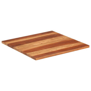 Tischplatte Massivholz Akazie 25-27 mm 70x70 cm