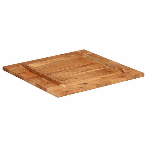 Tischplatte Massivholz Akazie 25-27 mm 70x70 cm