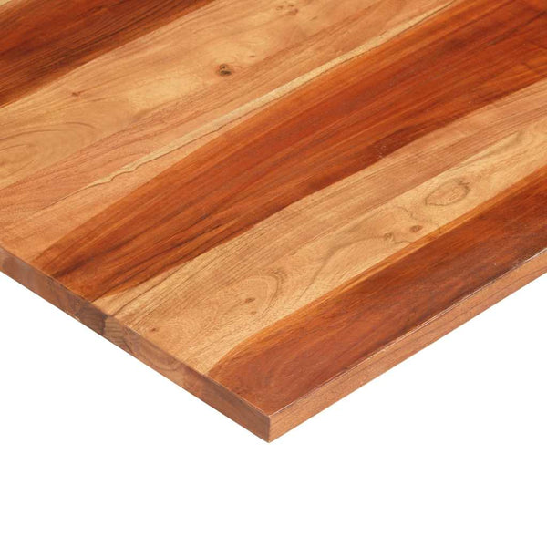 Tischplatte Massivholz Akazie 25-27 mm 70x70 cm