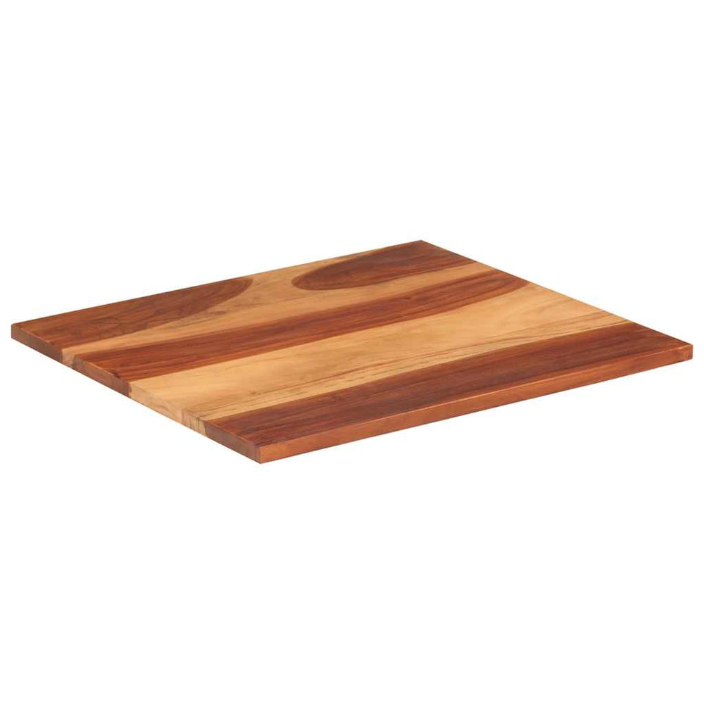 Tischplatte Massivholz Akazie 25-27 mm 70x80 cm