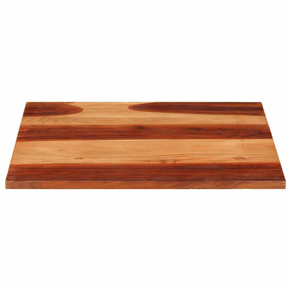 Tischplatte Massivholz Akazie 25-27 mm 70x80 cm