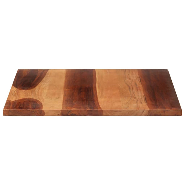 Tischplatte Massivholz Akazie 25-27 mm 70x80 cm