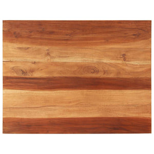 Tischplatte Massivholz Palisander 25-27 mm 70×90 cm