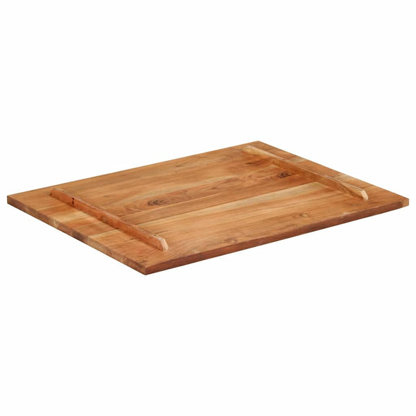 Tischplatte Massivholz Palisander 25-27 mm 70×90 cm