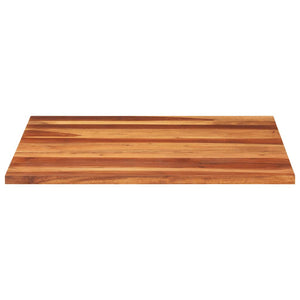 Tischplatte Massivholz Palisander 25-27 mm 80×80 cm