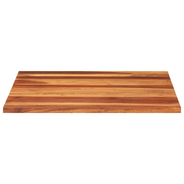 Tischplatte Massivholz Palisander 25-27 mm 80×80 cm