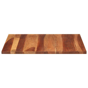 Tischplatte Massivholz Palisander 25-27 mm 80×80 cm