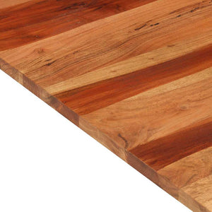 Tischplatte Massivholz Palisander 25-27 mm 80×80 cm