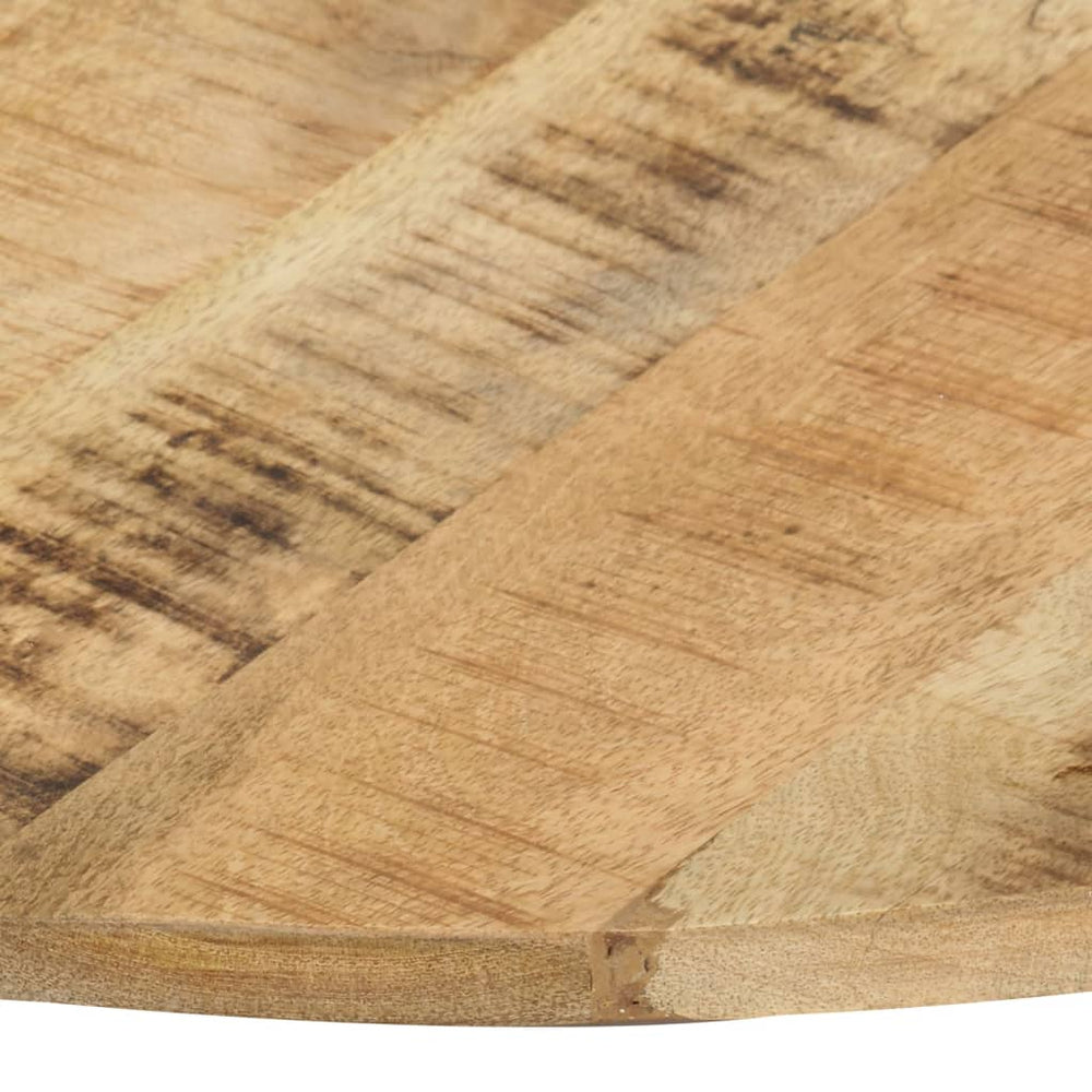 Tischplatte Massivholz Mango Rund 15-16 mm 60 cm