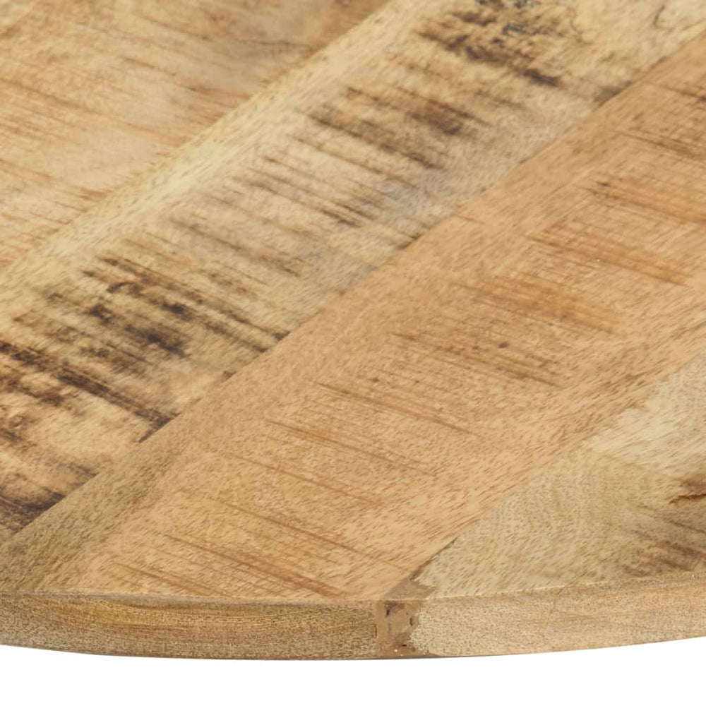 Tischplatte Massivholz Mango Rund 15-16 mm 80 cm