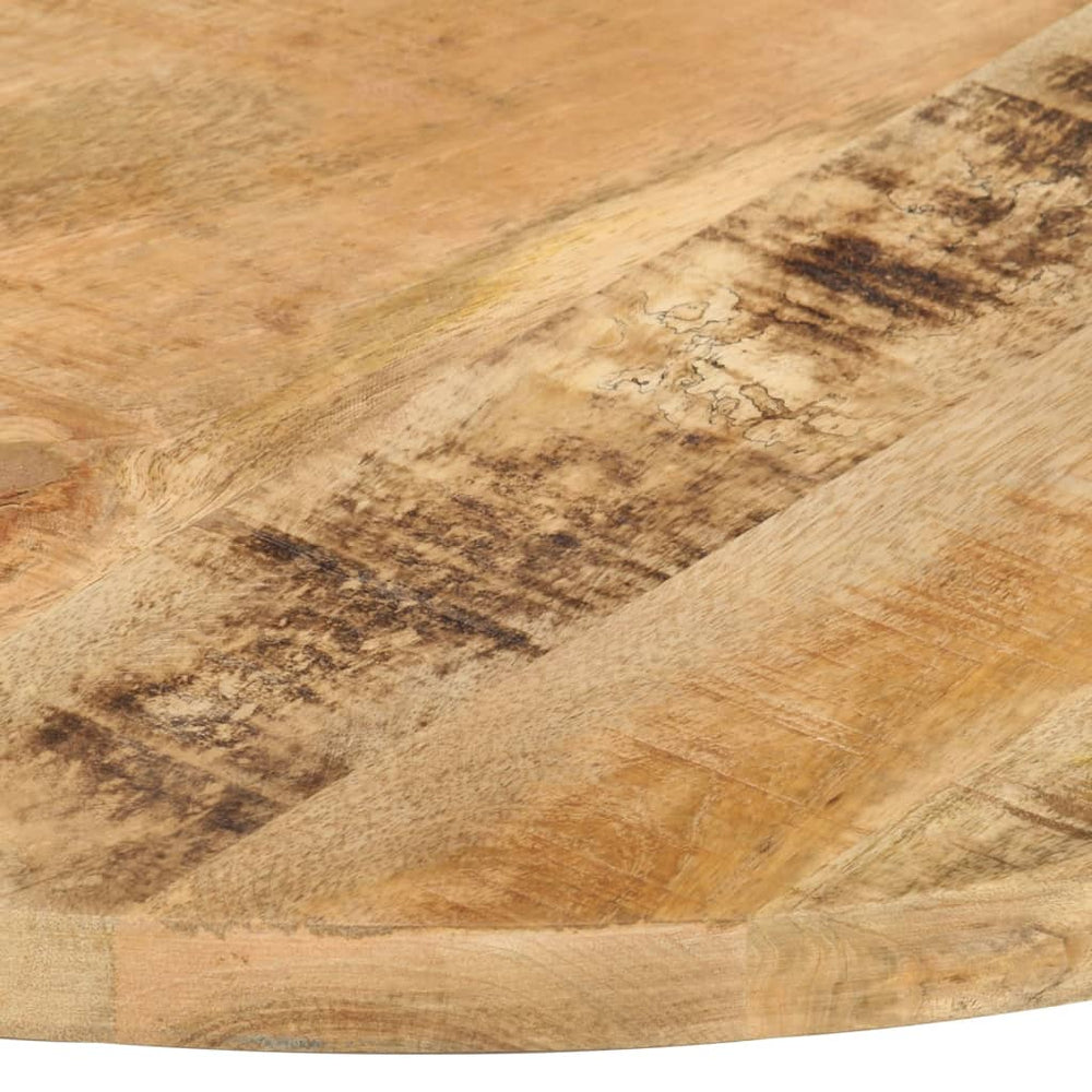 Tischplatte Massivholz Mango Rund 25-27 mm 70 cm