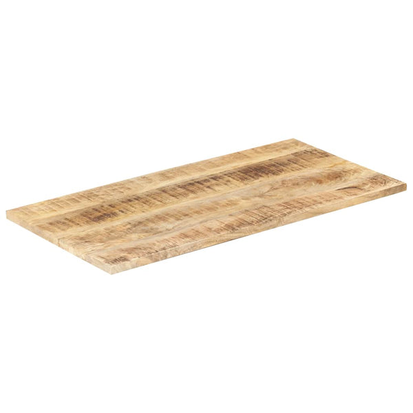 Tischplatte Massivholz Mango 25-27 mm 100x60 cm