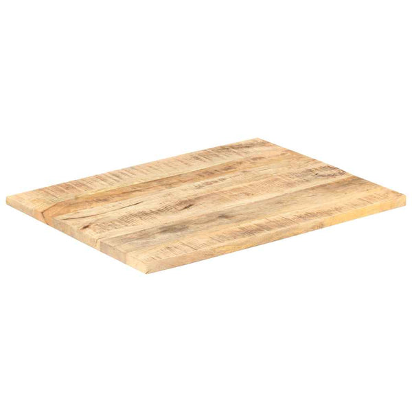 Tischplatte Massivholz Mango 25-27 mm 80x70 cm