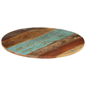 Tischplatte Rund 60 cm 15-16 mm Altholz Massiv