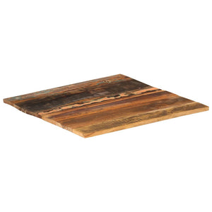 Tischplatte Quadratisch 60x60 cm 15-16 mm Altholz Massiv
