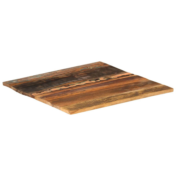 Tischplatte Quadratisch 60x60 cm 15-16 mm Altholz Massiv