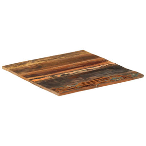 Tischplatte Quadratisch 60x60 cm 15-16 mm Altholz Massiv
