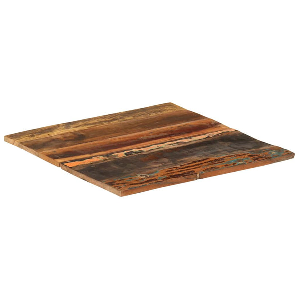 Tischplatte Quadratisch 60x60 cm 15-16 mm Altholz Massiv