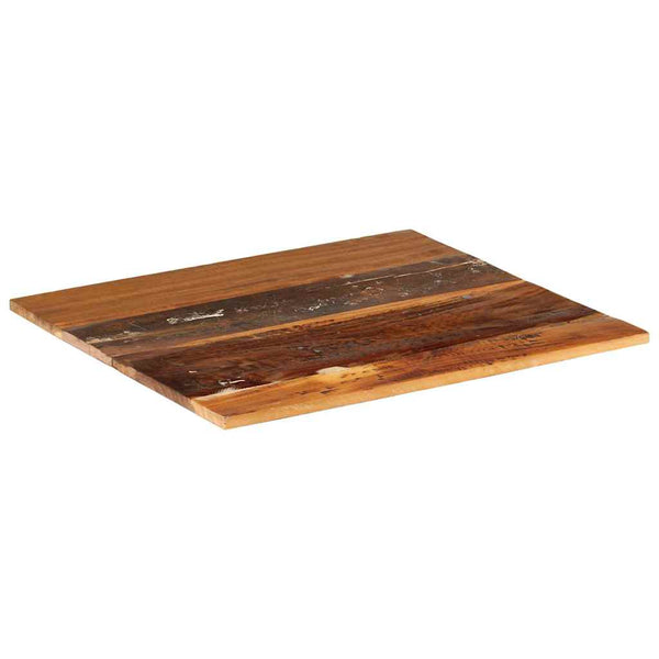 Tischplatte Rechteckig 60x70 cm 15-16 mm Altholz Massiv