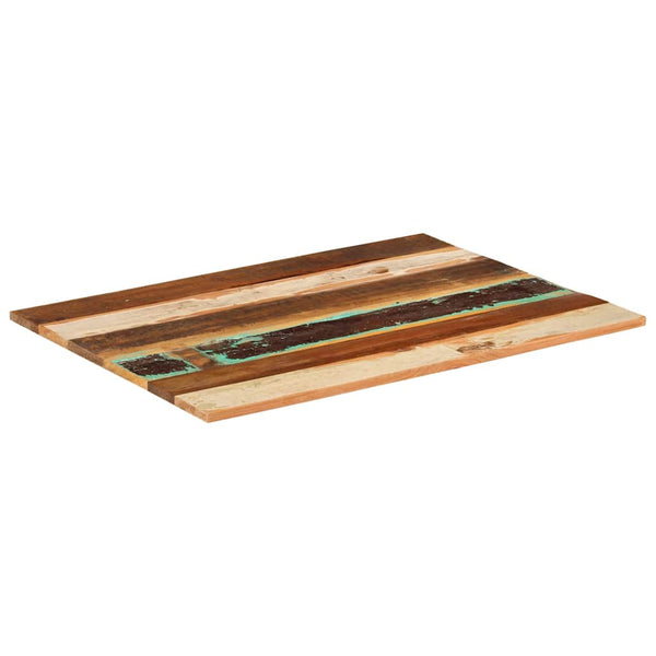 Tischplatte Rechteckig 60x80 cm 15-16 mm Altholz Massiv