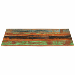 Tischplatte Rechteckig 60x90 cm 15-16 mm Altholz Massiv