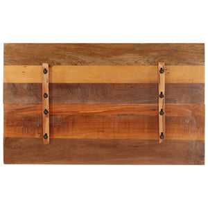 Tischplatte Rechteckig 60x100 cm 15-16 mm Altholz Massiv