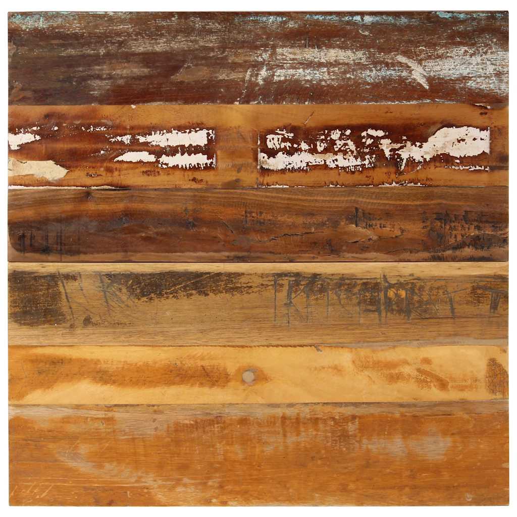 Tischplatte Quadratisch 70x70 cm 15-16 mm Altholz Massiv