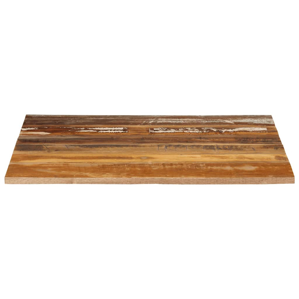 Tischplatte Quadratisch 70x70 cm 15-16 mm Altholz Massiv
