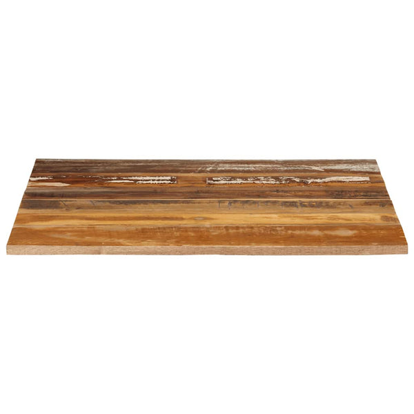 Tischplatte Quadratisch 70x70 cm 15-16 mm Altholz Massiv