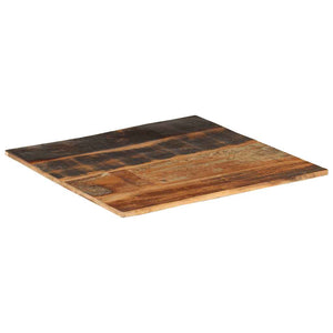 Tischplatte Quadratisch 70x70 cm 15-16 mm Altholz Massiv