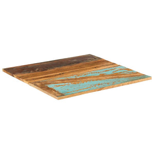 Tischplatte Quadratisch 70x70 cm 15-16 mm Altholz Massiv