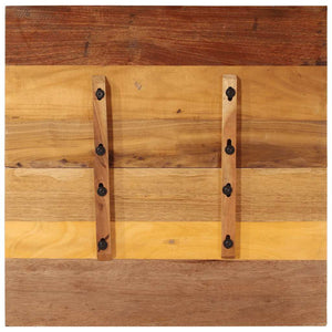 Tischplatte Quadratisch 70x70 cm 15-16 mm Altholz Massiv
