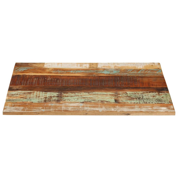 Tischplatte Rechteckig 70x80 cm 15-16 mm Altholz Massiv