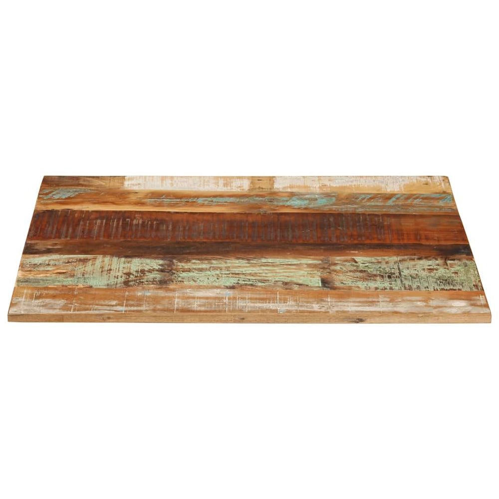 Tischplatte Rechteckig 70x80 cm 15-16 mm Altholz Massiv