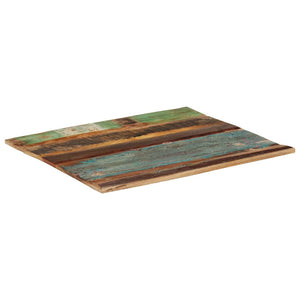 Tischplatte Rechteckig 70x80 cm 15-16 mm Altholz Massiv